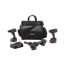 Set of 18 V cordless power tools in bag ABS/AWS/ASS COMPACT M-CUBE - MA-CORDL-SET-(M-CUBE)-(ABS-1/AWS/ASS)