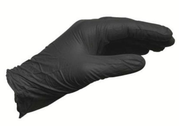 Picture of BLACK NITRILE DISPOSABLE 