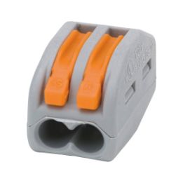 Wago screwless connection terminal For all types of copper wire - PLGINCON-WIRE-FLEX/RIGID-2X(0,08-4,0SMM)