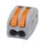 Show details for Wago screwless connection terminal Wago screwless connection terminal For all types of copper wire - PLGINCON-WIRE-FLEX/RIGID-2X(0,08-4,0SMM)