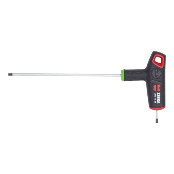 T-handle 2-component hex key with side drive - SCRDRIV-HNDL-T-HEXSKT-2,5X174MM