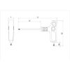 T-handle 2-component TX with side drive - SCRDRIV-HNDL-T-INTX-10X124