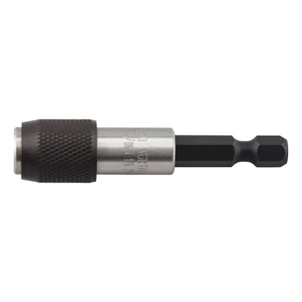 Universal holder, magnetic With quick-change chuck and permanent magnet - HOLD-BIT-QCCHUK-MAGN-1/4X1/4ZO-L60MM