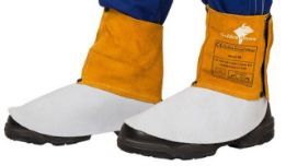 Picture of GOLDEN BROWN™ SPLIT COWLEATHER WELDING SPATS (PAIR), 15 CM LONG 