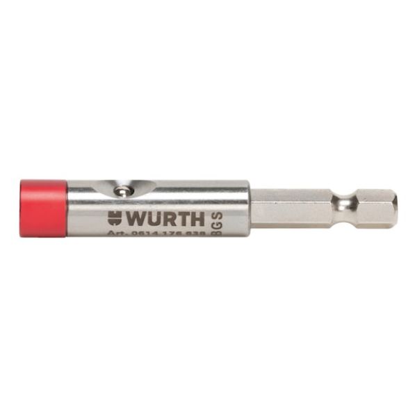 1/4 inch bit holder, magnetic - HOLD-BIT-MAGN-1/4IN-L66MM