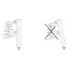 Clamping plate VIII/IX For MacPherson spring strut compressors - CLMPPLT-VIII / IX-PAIR-PEUGEOT205