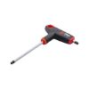 T-handle 2C hex key with ball head with side drive - SCRDRIV-HNDL-T-HEXSKT-BALLHD-6X185