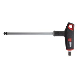 T-handle 2C hex key with ball head with side drive - SCRDRIV-HNDL-T-HEXSKT-BALLHD-8X235