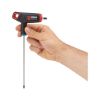 T-handle 2C hex key with ball head with side drive - SCRDRIV-HNDL-T-HEXSKT-BALLHD-8X235