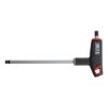 T-handle 2C hex key with ball head with side drive - SCRDRIV-HNDL-T-HEXSKT-BALLHD-8X235