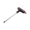 T-handle 2C hex key with ball head with side drive - SCRDRIV-HNDL-T-HEXSKT-BALLHD-8X235