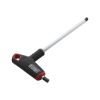 T-handle 2C hex key with ball head with side drive - SCRDRIV-HNDL-T-HEXSKT-BALLHD-8X235