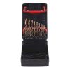 Twist drill bit assortment HSCo DIN 338 type RN bronze-tipped 19 pcs - DRL-MET-SORT-DIN338-HSCO-BRZ-(D1-10)-0,5