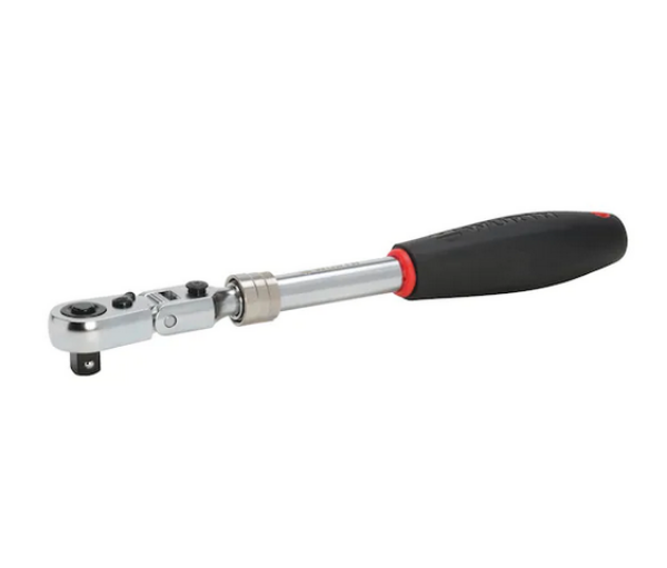 Picture of 3/8-inch jointed-head ratchet, extendable