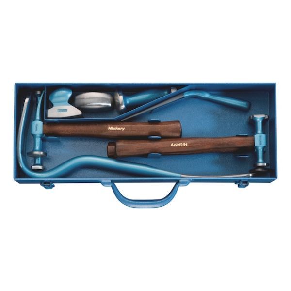 Planishing assortment in sheet-steel box - PANBET-SORT-BEATOUTTOOLS-9PCS