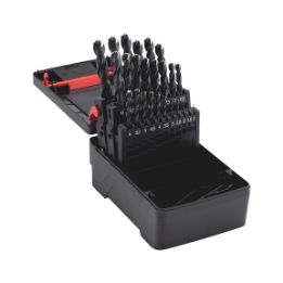 Twist drill bit assortment HSS DIN 338 type RN 130° 25 pcs - DRL-MET-SET-DIN338-HSS-(D1-13)-0,5-25PCS