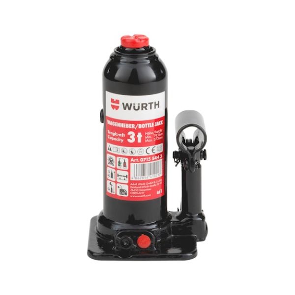 Hydraulic lifting jack Heavy-duty design - LFTJACK-HDUT-BLACK-3T
