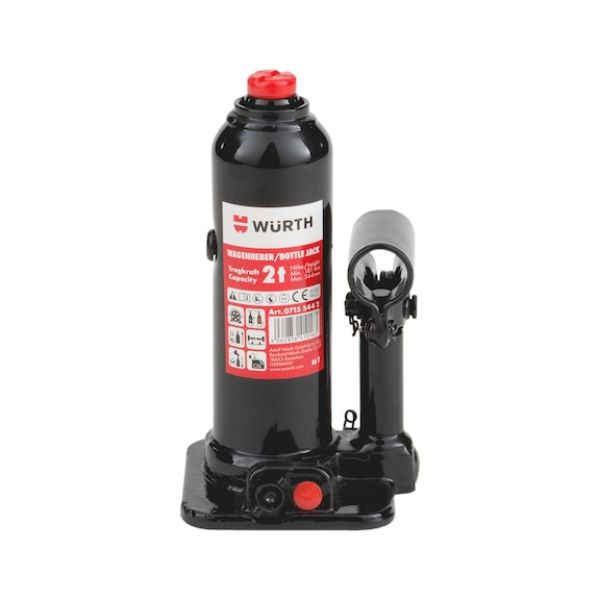 Hydraulic lifting jack Heavy-duty design - LFTJACK-HDUT-TYPE-BLACK-2T