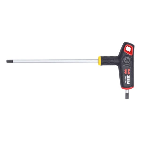T-handle 2-component hex key with side drive - SCRDRIV-HNDL-T-HEXSKT-4X174MM
