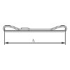Two-ply lifting strap - LFTSTRP-(EN1492-1)-3000KG-L2000-W90MM