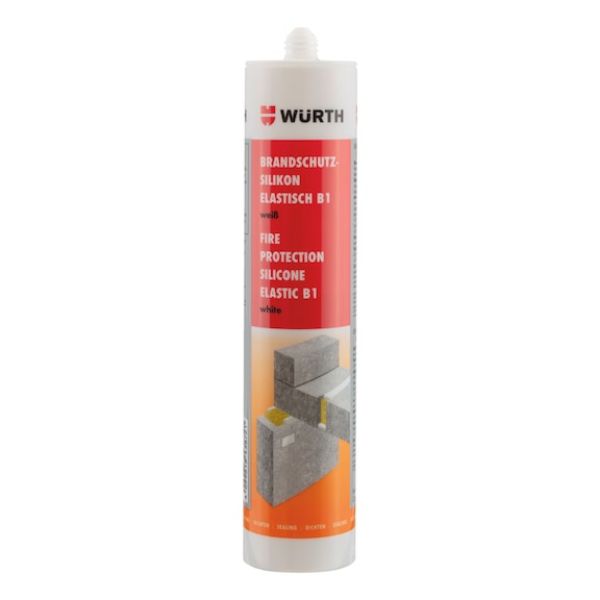 Elastic fire protection silicone (B1) - FP-SIL-ELA-WHTE-310ML