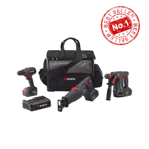 Picture of 18 V cordless power tools set with tool bag ABS/ABH/AFS COMPACT M-CUBE