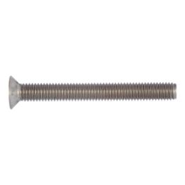 Countersunk head screw with recessed head, H DIN 965, A2 stainless steel, plain - SCR-CS-DIN965-A2-H2-M4X20
