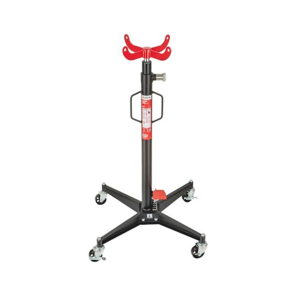 Hydraulic transmission jack with rotary valve for regulating the lowering speed - TRANSMISSJACK-GREY-500KG