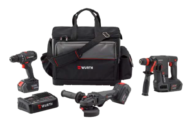 Picture of 18 V cordless power tools set with tool bag ABS/ABH/AWS COMPACT M-CUBE