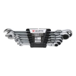 Metric ratcheting combination wrench 6 pieces with POWERDRIV<SUP>®</SUP> drive - RTCHCOMBIWRNCH-SORT-FLEXIBLE-6PCS