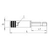 1/4 inch magnetic bit holder - HOLD-BIT-MAGN-1/4IN-L67MM