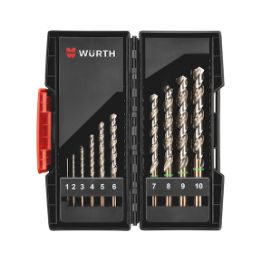 HSCo DIN 338 type RN OXID twist drill bit, 10 pieces Limited edition - DRL-MET-SORT-DIN338-HSCO-OX-(D1-10)-1,0