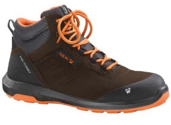 Picture of High Ankle s3 src esd Protective shoe in Nubuck leather    