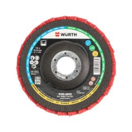 RED PERFECT<SUP>®</SUP> 3D non-woven lamella flap disc for direct use on angle grinders - SNDDISC-NYLFLC-MEDIUM-125X22,23MM