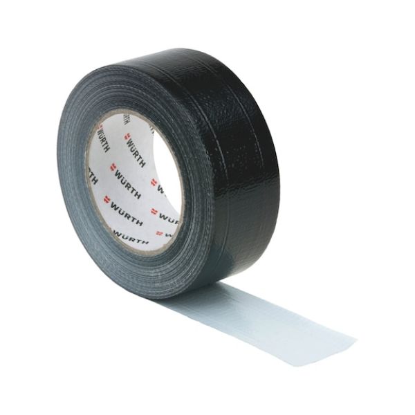 Fabric adhesive tape - ADHTPE-TEXTILREINFD-SCHWARZ-50MMX50M