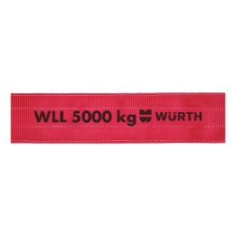 Two-ply lifting strap - LFTSTRP-(EN1492-1)-5000KG-L6000-W150MM