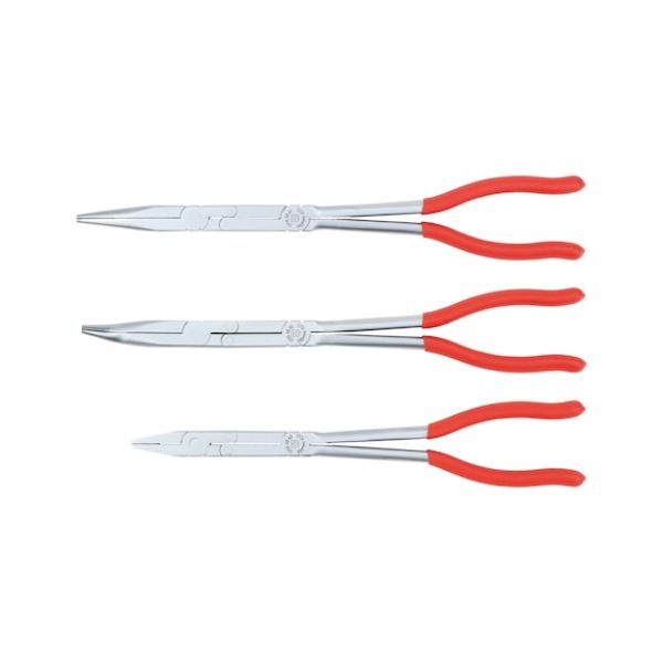 Double joint pliers assortment, extra long 3&amp;nbsp;pieces - PLRS-SET-(EXTRA-LONG)-3PCS