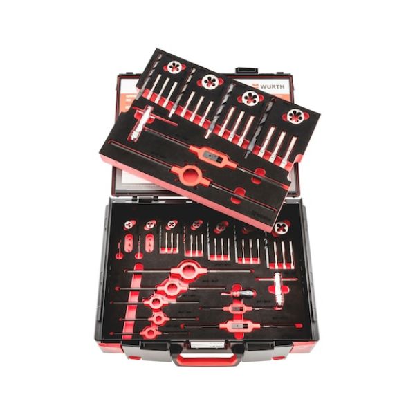 HSS M3-M20 thread-cutting tool set - THRCTR-SYSKO-HSS-2.0-(M3-M20)-67PCS