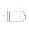 Storage box - STRGBOX-PLA-GR1-GREY
