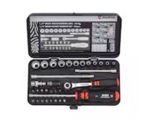 Picture for category Socket wrench 1/4 inch assortment/set