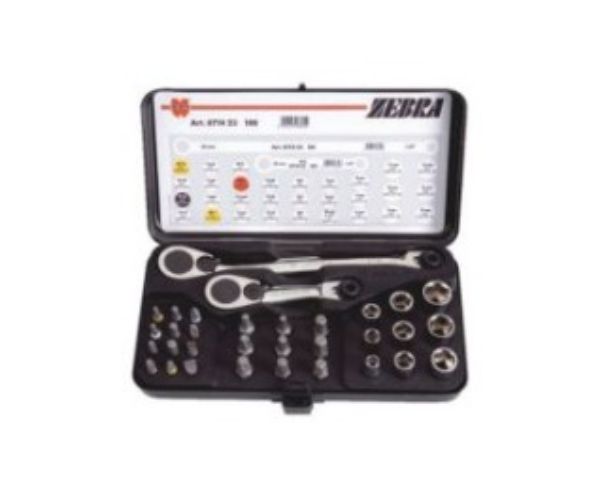 Picture for category Ratchet double-end box wrench assortment 32pieces